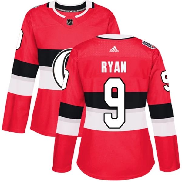 Damen Ottawa Senators Trikot Bobby Ryan 9 Rot 2017 100 Classic Authentic